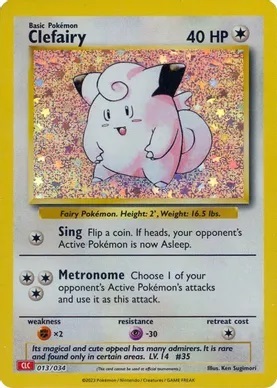 Clefairy - 013/034 - Classic Collection - Holo