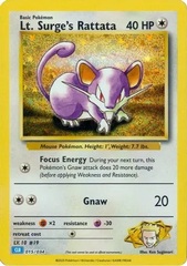 Lt. Surge's Rattata - 015/034 - Classic Collection - Holo