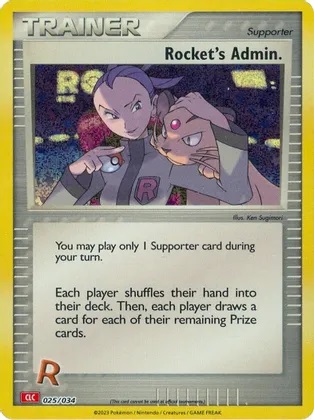 Rockets Admin. (CLC) - 025/034 - Classic Collection - Holo