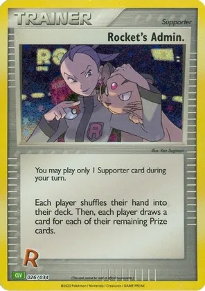 Rockets Admin. (CLV) - 026/034 - Classic Collection - Holo