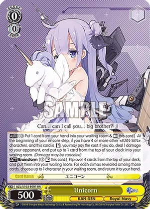 Unicorn - AZL/S102-E001 - RR