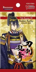 Cardfight!! Vanguard overDress: Title Booster 04 Touken Ranbu -ONLINE- 2023 Booster Pack