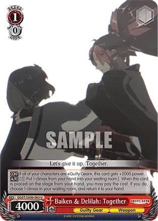 Baiken & Delilah: Together - GGST/SX06-063 - U