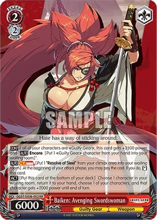 Baiken: Avenging Swordswoman - GGST/SX06-052 - RR