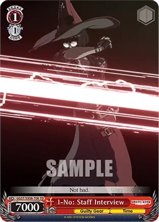 I-No: Staff Interview - GGST/SX06-T06 - TD