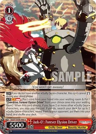 Jack-O: Forever Elysion Driver - GGST/SX06-066 - U
