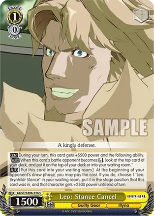 Leo: Stance Cancel - GGST/SX06-016 - C