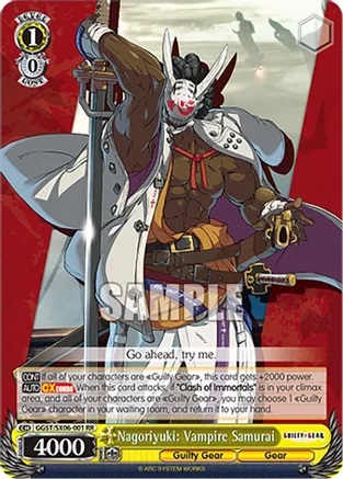 Nagoriyuki: Vampire Samurai - GGST/SX06-001 - RR