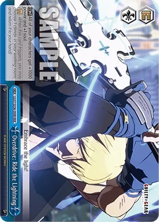 Overdrive: Ride the Lightning - GGST/SX06-099R - RRR