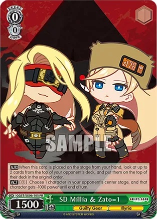 SD Millia & Zato=1 - GGST/SX06-105 - PR