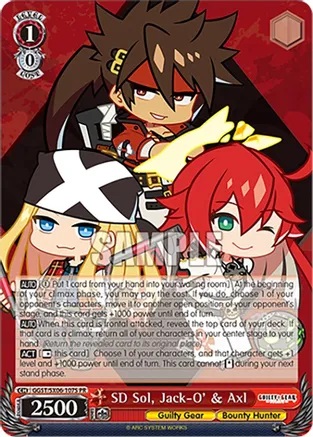 SD Sol, Jack-O & Axl - GGST/SX06-107S - PR