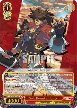 Sol: Bounty Hunter - GGST/SX06-T05SP - SP