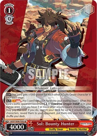 Sol: Bounty Hunter - GGST/SX06-T05S - SR