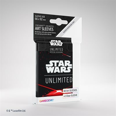 Star Wars Unlimited Art Sleeves - Space Red