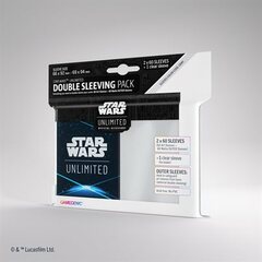 Star Wars Unlimited Art Sleeves Double Sleeving Pack - Space Blue