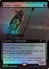 Nettle Sentinel (0773) - Foil - Extended Art