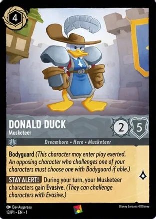 Donald Duck, Musketeer (13/P1)