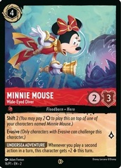 Minnie Mouse - Wide-Eyed Diver - 16/P1 - League Promo - Cold Foil