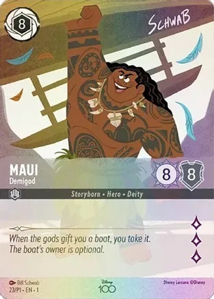 Maui - Demigod - 23/P1 - D100 Promo - Holofoil