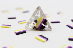 Foam Brain Games - Nonbinary Flag RPG Dice Set