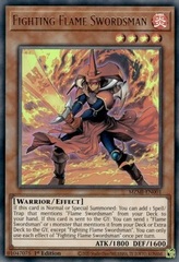 Fighting Flame Swordsman - MZMI-EN001 - Ultra Rare - 1st Edition