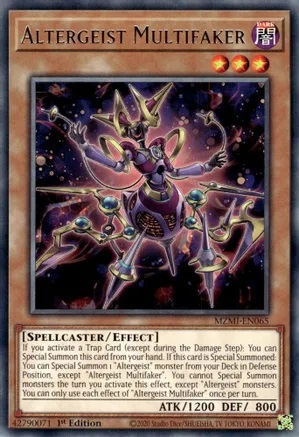 Altergeist Multifaker - MZMI-EN065 - Rare - 1st Edition