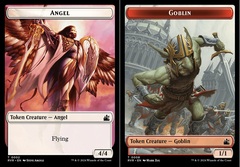 Angel (0002) // Goblin (0008) Double-Sided Token - Foil