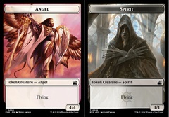 Angel (0002) // Spirit (0018) Double-Sided Token - Foil