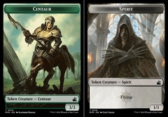 Centaur (0010) // Spirit (0018) Double-Sided Token - Foil