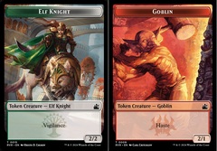 Elf Knight // Goblin (0009) Double-Sided Token - Foil