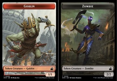 Zombie (0006) // Goblin (0008) Double-Sided Token - Foil