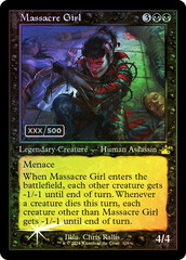 Massacre Girl - Foil - Retro Frame (Serialized)