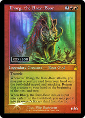 Ilharg, the Raze-Boar - Foil - Retro Frame (Serialized)