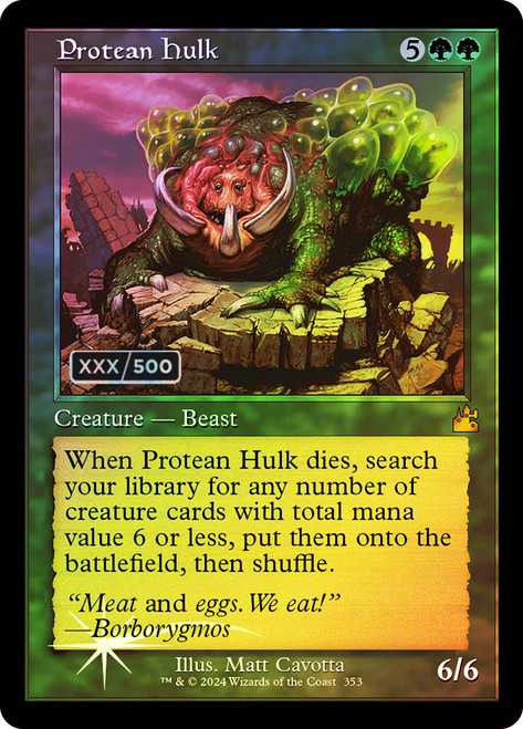 Protean Hulk - Foil - Retro Frame (Serialized)