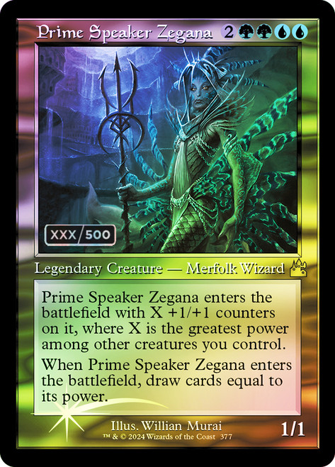 Prime Speaker Zegana - Foil - Retro Frame (Serialized)