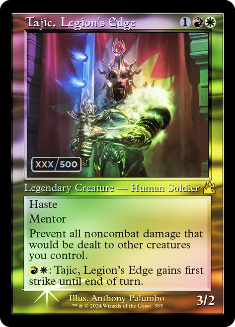 Tajic, Legions Edge - Foil - Retro Frame (Serialized)