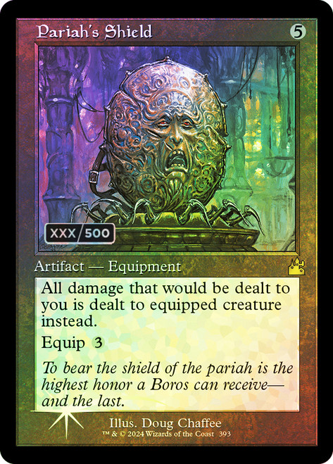 Pariahs Shield - Foil - Retro Frame (Serialized)