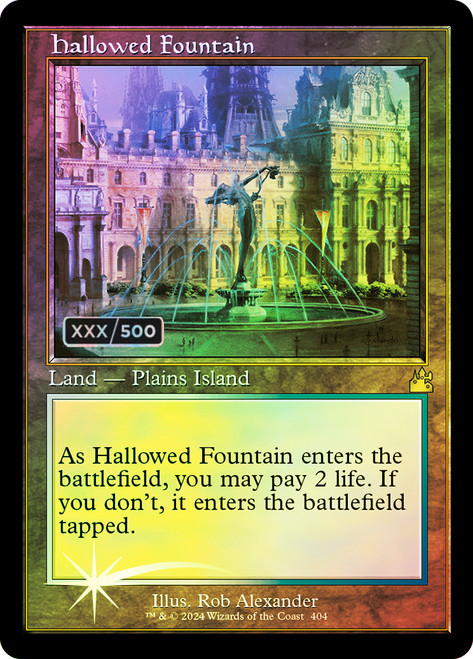 Hallowed Fountain - Foil - Retro Frame (Serialized)