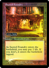 Sacred Foundry - Foil - Retro Frame (Serialized)