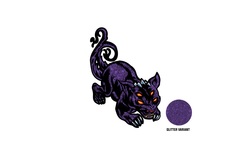 Magic: The Gathering - Glitter Variant Nightmare Kitten Pin