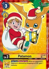 Patamon - ST3-04 - P (Winter Holiday 2023) - Foil