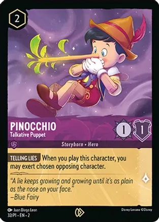 Pinocchio - 32/P1 - Cold Foil