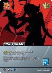 Sing For Me - Alternate Art - Foil