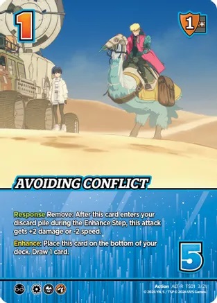 Avoiding Conflict - Alternate Art - Foil
