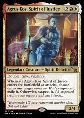 Agrus Kos, Spirit of Justice - Foil