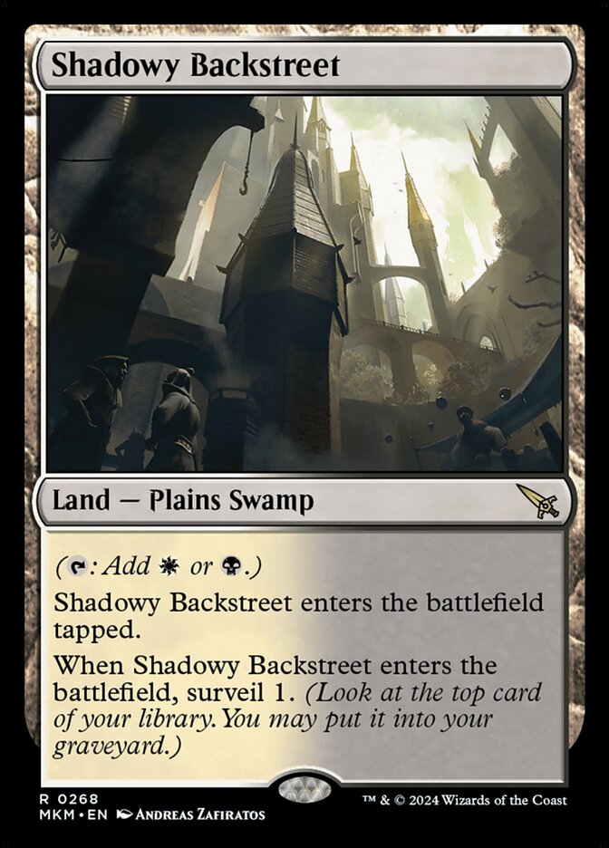 Shadowy Backstreet - Foil