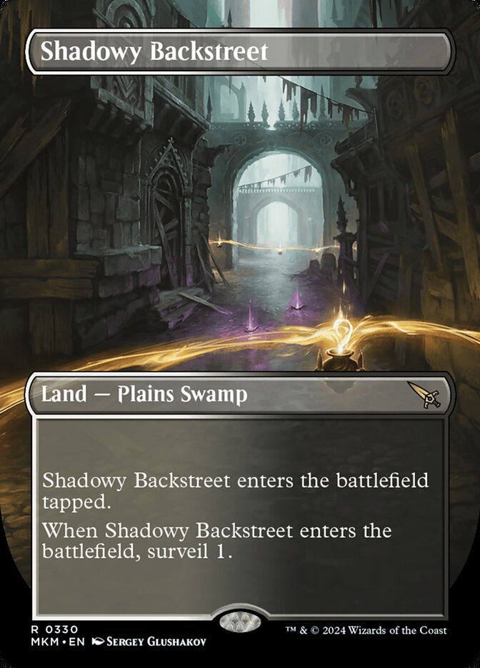 Shadowy Backstreet - Foil - Borderless