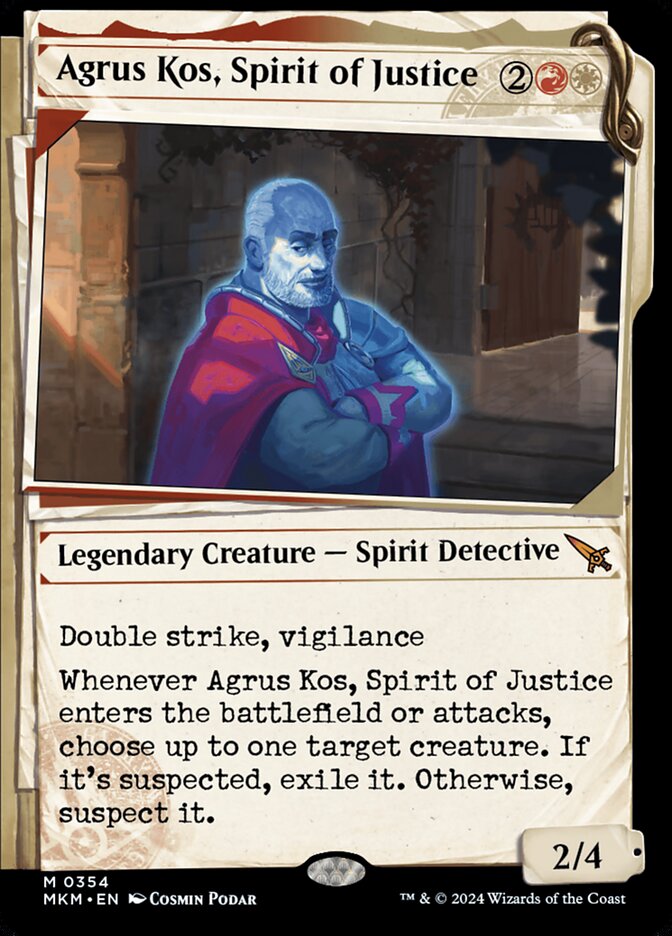 Agrus Kos, Spirit of Justice - Showcase