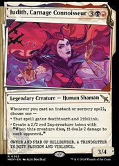 Judith, Carnage Connoisseur - Foil - Showcase