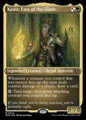 Kaust, Eyes of the Glade (0049) (Display Commander) (Thick Stock) - Foil Etched